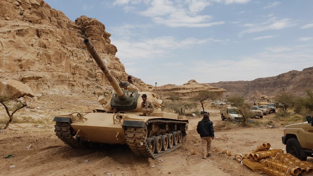 وحدات من الجيش الوطني بصعدة